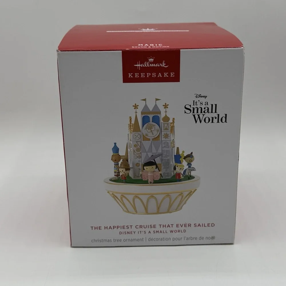 Hallmark Disney It's a Small World Happiest Cruise Ornament 2024 QXD6924 Magic